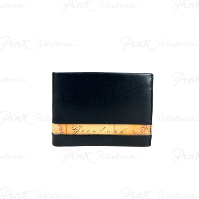 ALVIERO MARTINI PRIMA CLASSE Portafogli Medio in Pelle BV W143 5600 0001 Nero