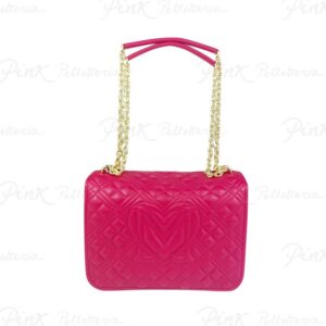 Love Moschino borsa a spalla Shiny quilted JC4000PP1FLA604 fuxia