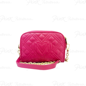 Love Moschino mini tracolla Shiny Quilted JC4016 fuxia