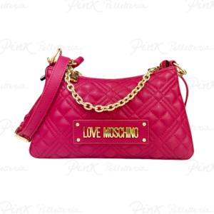 Love Moschino tracolla Shiny Quilted JC4135 fuxia