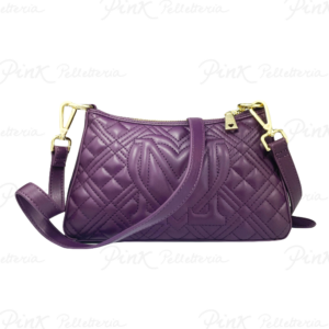 Love Moschino tracolla Shiny Quilted JC4135 viola
