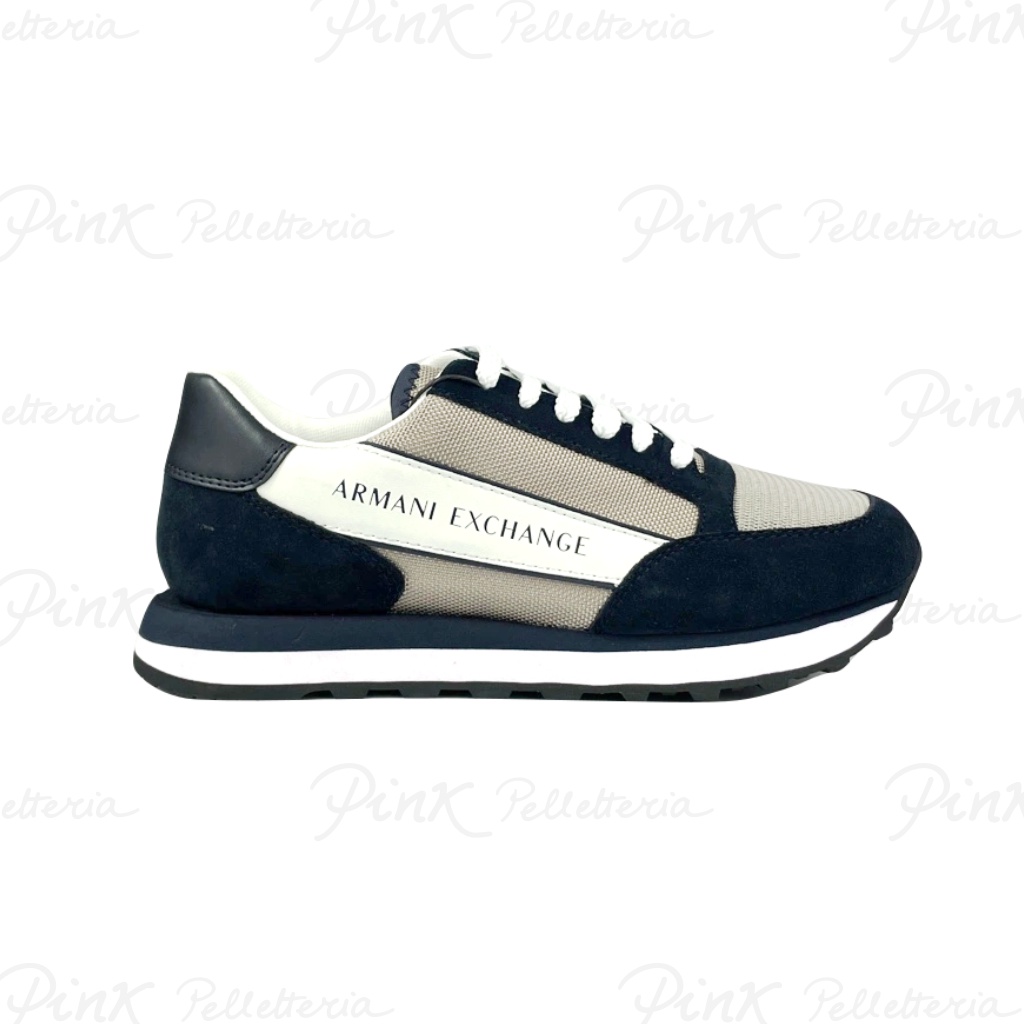Armani Exchange sneaker uomo XUX083 navybeige