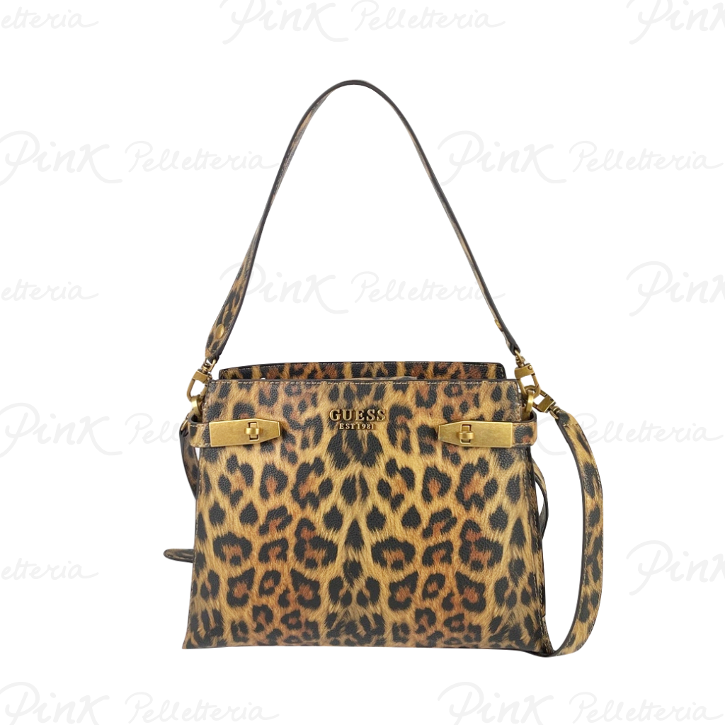 Guess Zadie tracolla HWLB839629 leopard