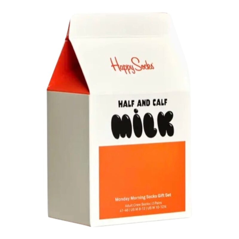 HAPPY SOCKS 2 Pack Monday Morning  Socks Gift Set 41-46 XMMS02 0200