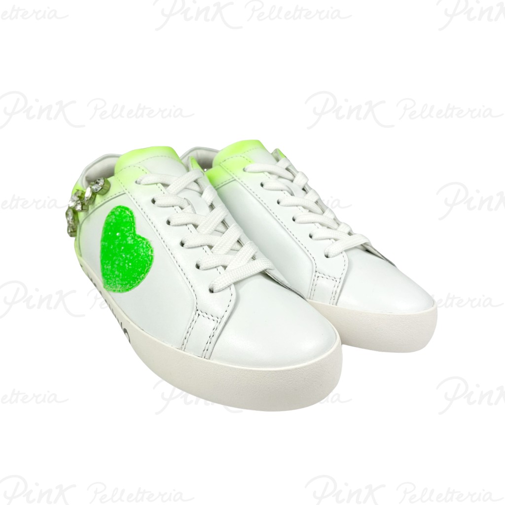 Love Moschino sneaker JA15102 biancoverde