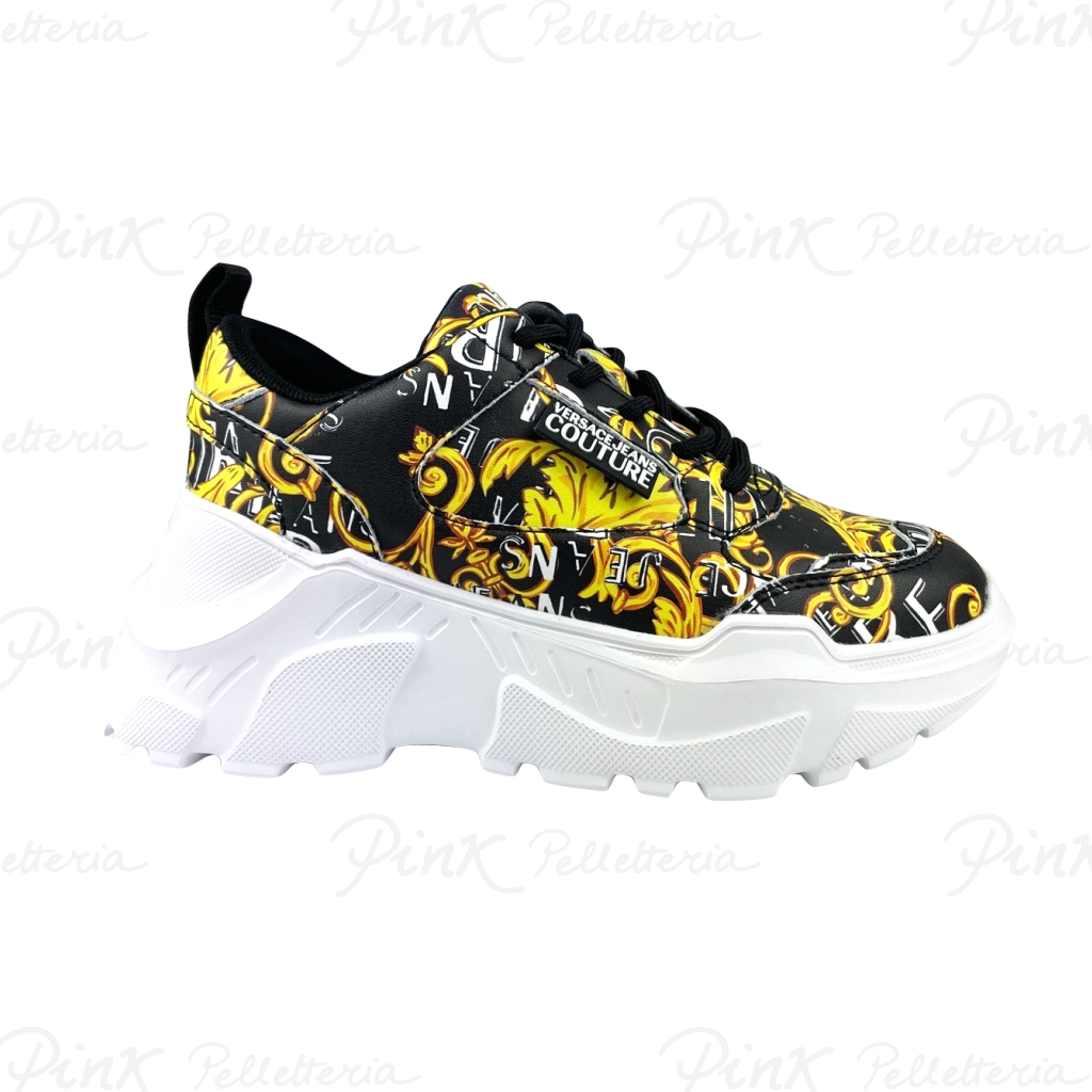 Versace jeans Couture Sneaker 74VA3SC2 all printed black