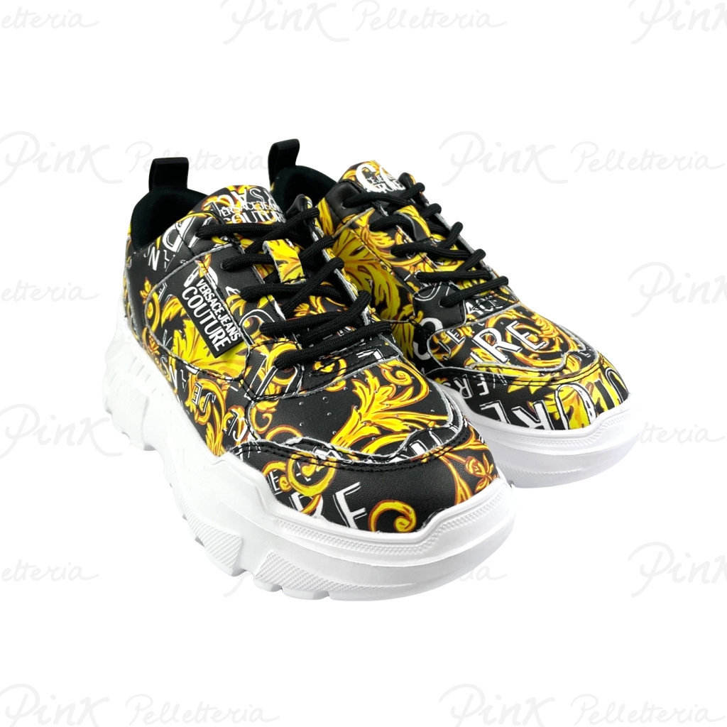Versace jeans Couture Sneaker 74VA3SC2 all printed black