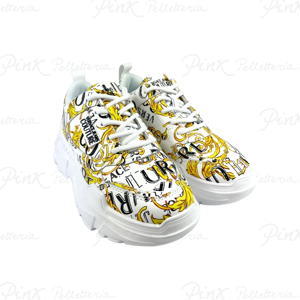 Versace jeans Couture Sneaker 74VA3SC2 all printed white