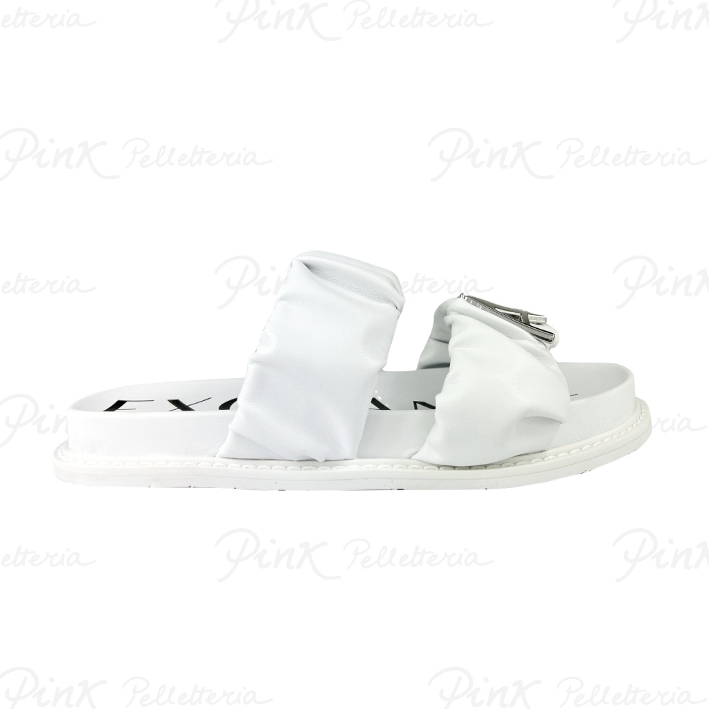 ARMANI EXCHANGE sandalo fasce XDP040 whitesilver