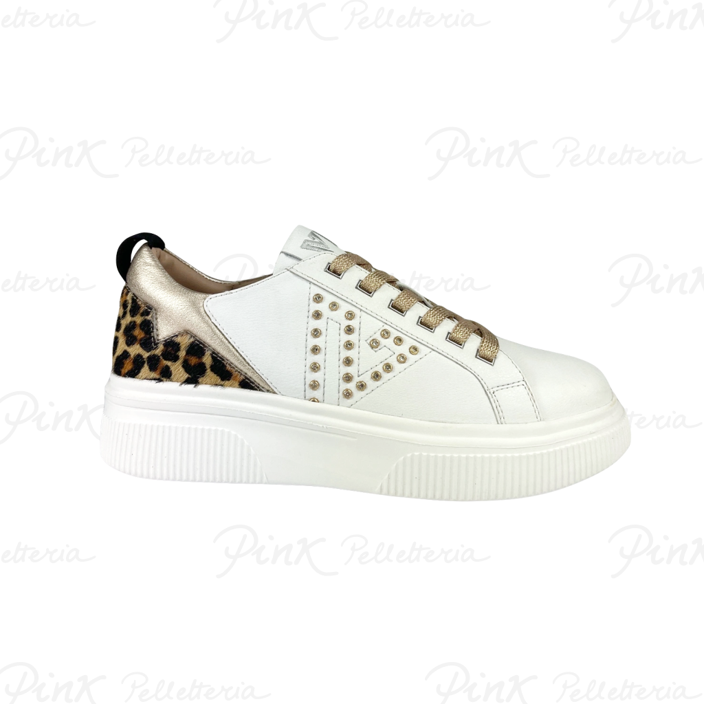 EMANUÉLLE VEE sneaker combi leopard 431P-706-11 multi white
