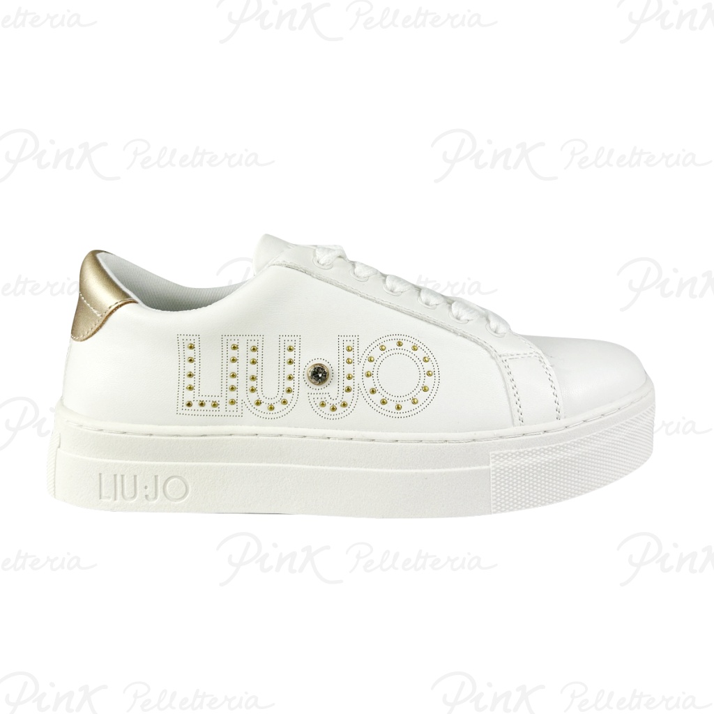 LIU JO sneaker Alicia 4A3703 metallic whitegold