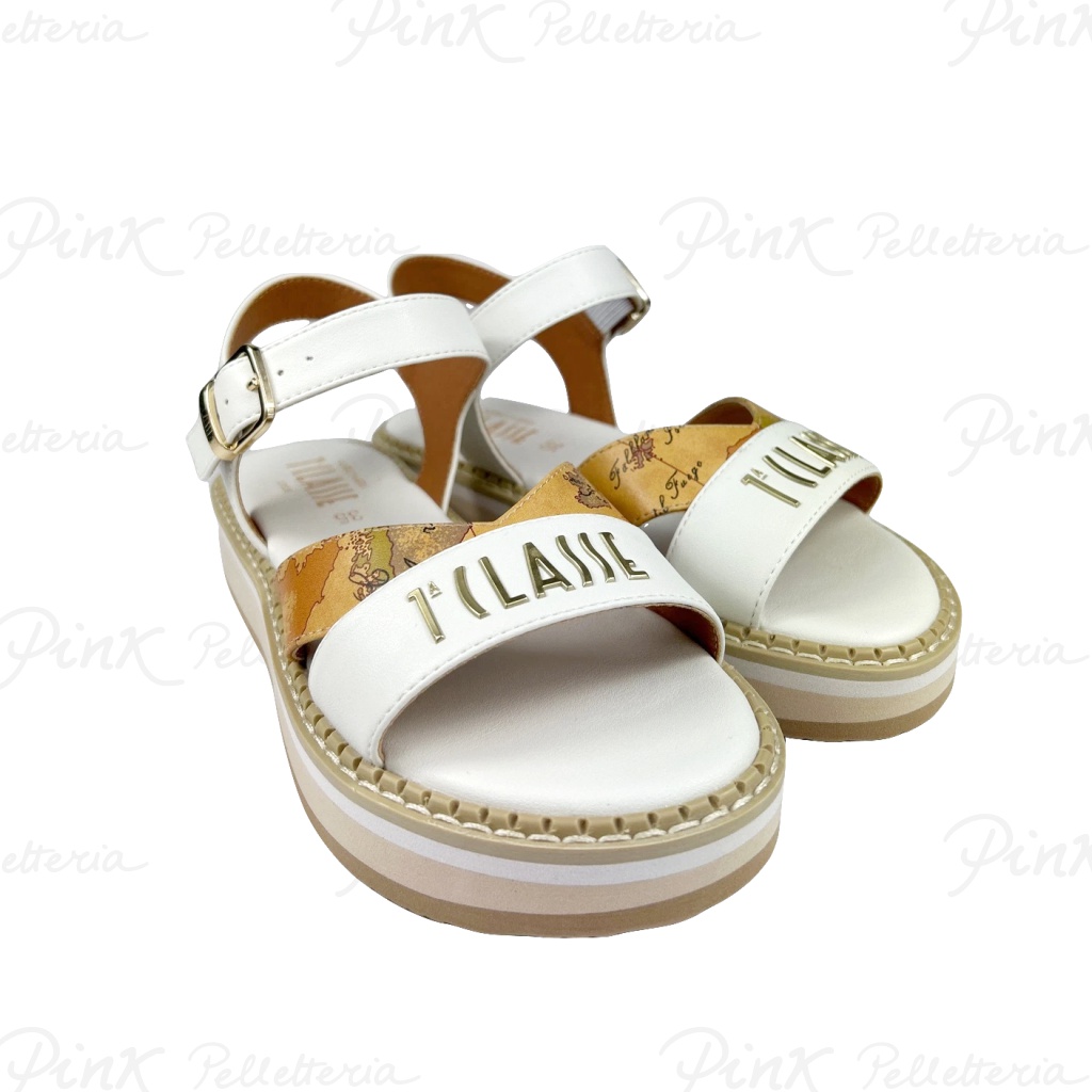 ALVIERO MARTINI PRIMA CLASSE sandalo N1536 geo+ bianco