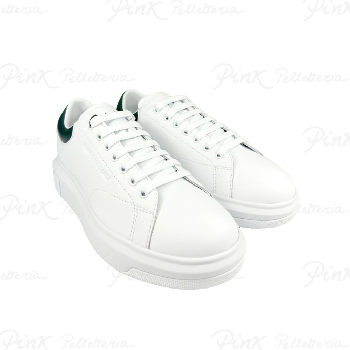 ARMANI EXCHANGE sneaker uomo XUX123 whitedark green