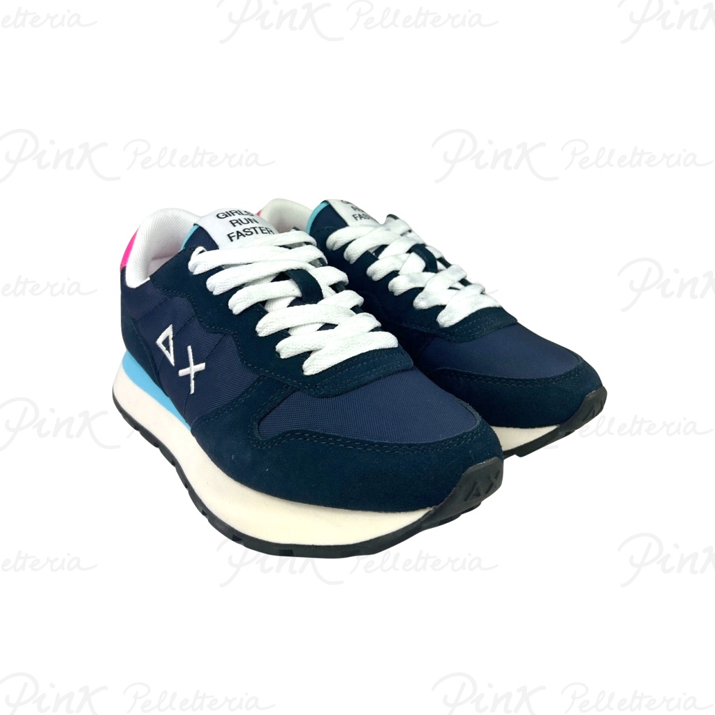 SUN68 sneaker donna Ally solid nylon Z33201 navy blue