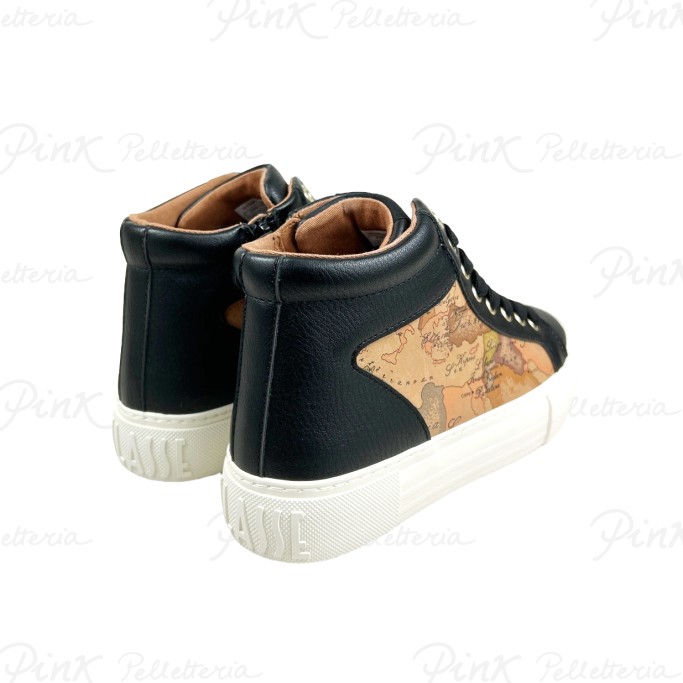 ALVIERO MARTINI PRIMA CLASSE Sneaker 1667 0193 X550 Nero Geo Beige