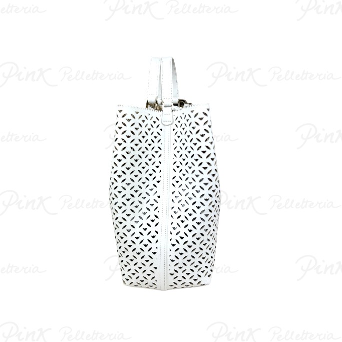 EMPORIO ARMANI Shopping Bag Medium White Y3D165 YVX3A 80535