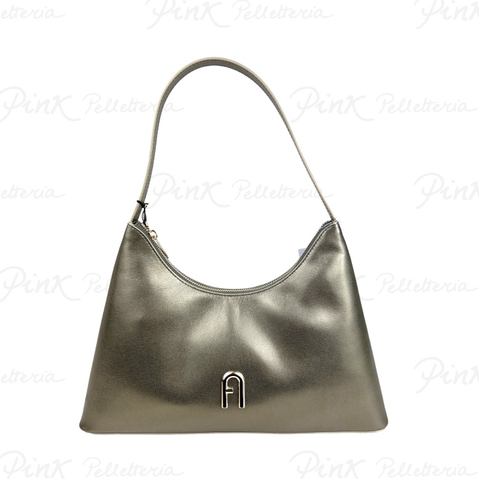 FURLA Diamante S Shoulder Bag WB00782 BX1964 2275S Color Gold Bronze 1007 Light Gold