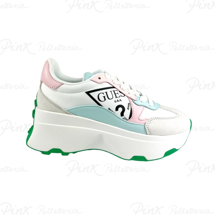 GUESS Calebb4 Sneaker White Pink FL7C4BFAP12