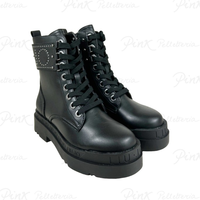 LIU JO Love 42 Ankle Boot Calf Black SF3031P010222222