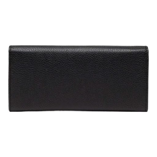 PATRIZIA PEPE Lettering Portafoglio Grande in Pelle Martellato CQ0215 L001 K103 Nero - immagine 3