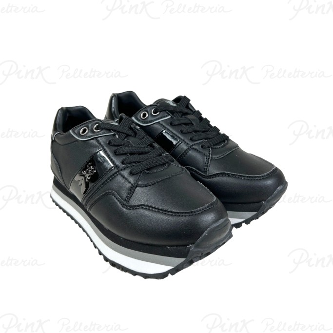PATRIZIA PEPE Sneaker Runners Fly Nera PJ76501