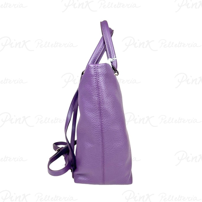 PATRIZIA PEPE Zaino con manici Futuristic Purple 8B0155 E035 M460 000