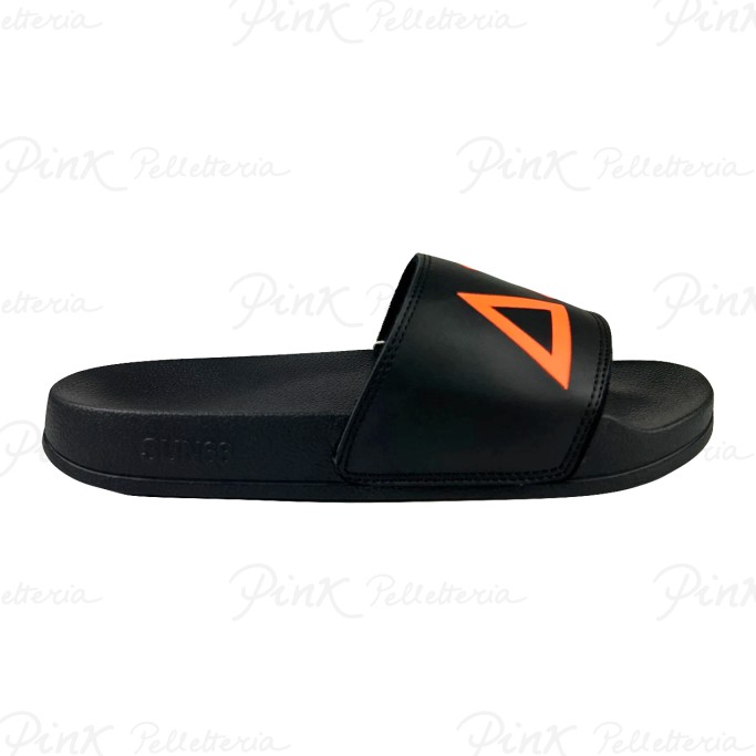 SUN68 slippers uomo logo X33151 nero