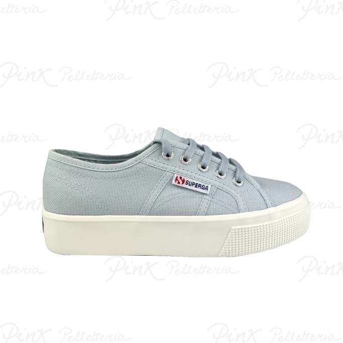 SUPERGA sneaker mid platform S2127W2730 grey/lilla/favorio