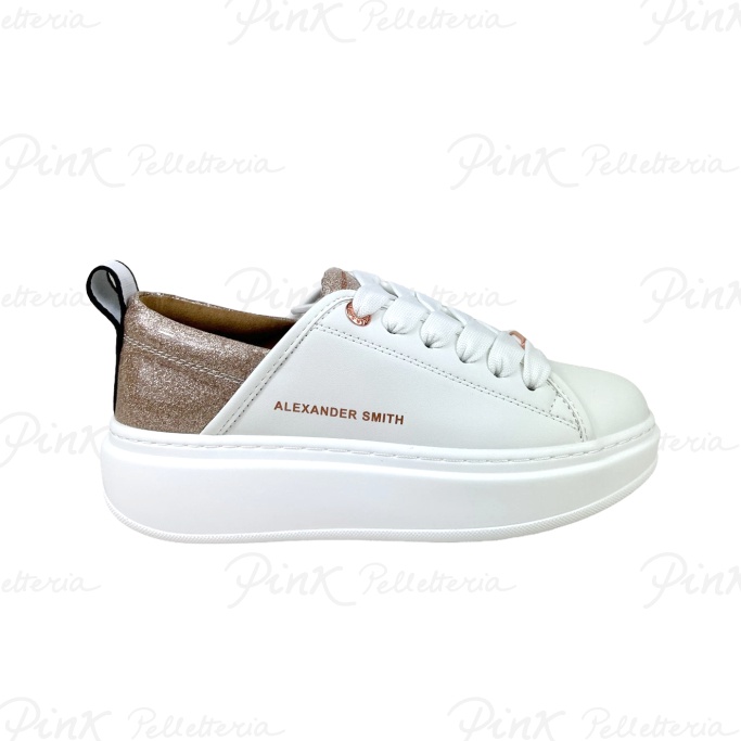 ALEXANDER SMITH Sneaker Eco Wembley Woman White Copper 6835 WCP