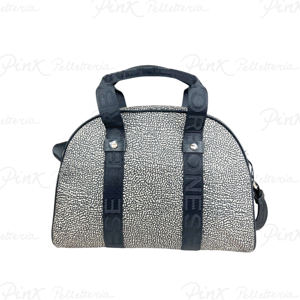 BORBONESE Luna Bag Small Nylon st Eco Vitello Blush Taupe 934107I15 Z67
