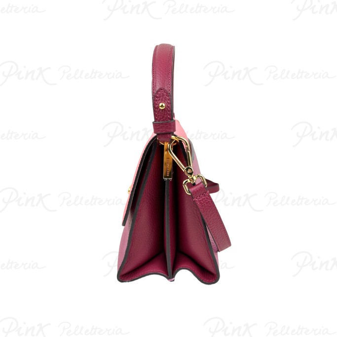 COCCINELLE Binxie Tricolor Borsa in Pelle a Spalla cTracolla M32 Multi Hyper Pink E1P8P180101