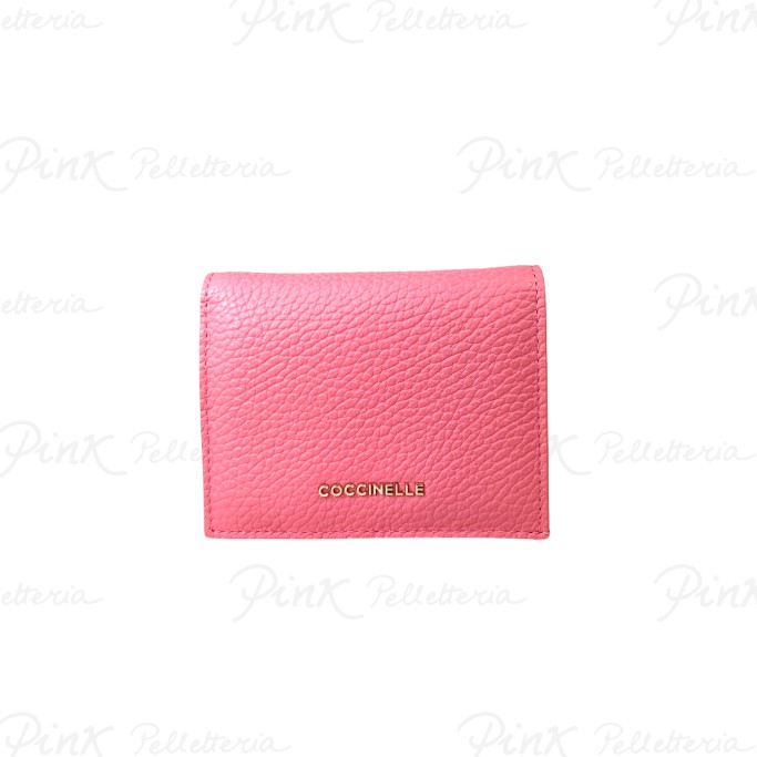 COCCINELLE Metallic Soft Portafoglio P82 Hyper Pink E2MW5172101
