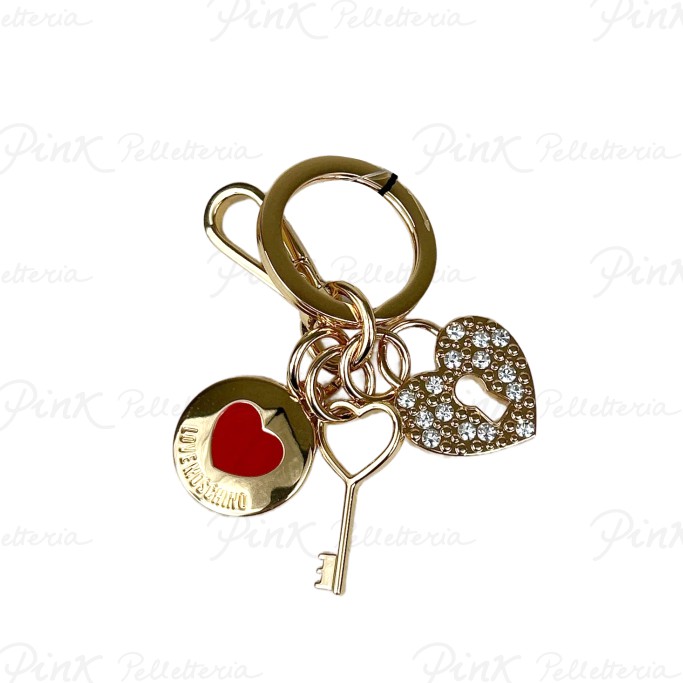 LOVE MOSCHINO Key-Chain Gold JC5451