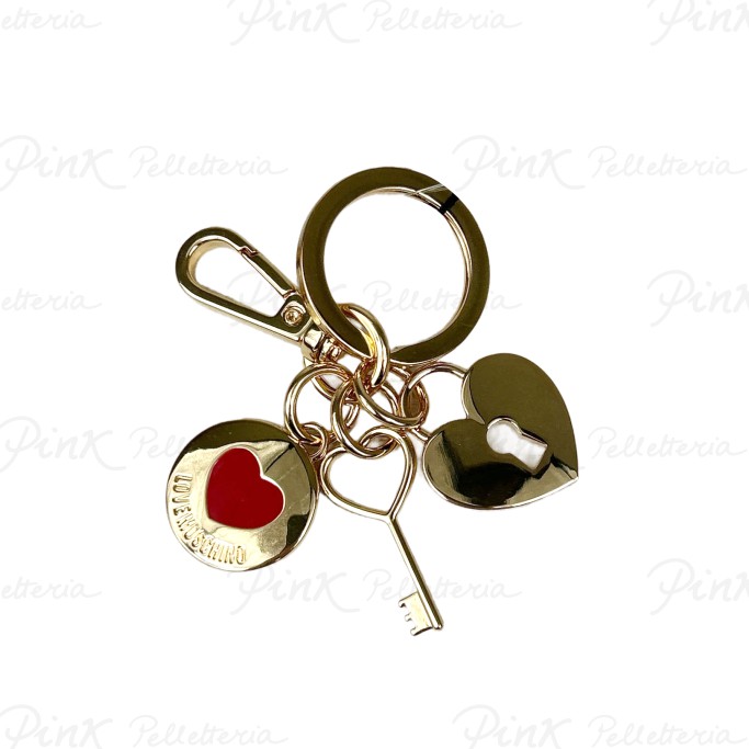 LOVE MOSCHINO Key-Chain Gold JC5451