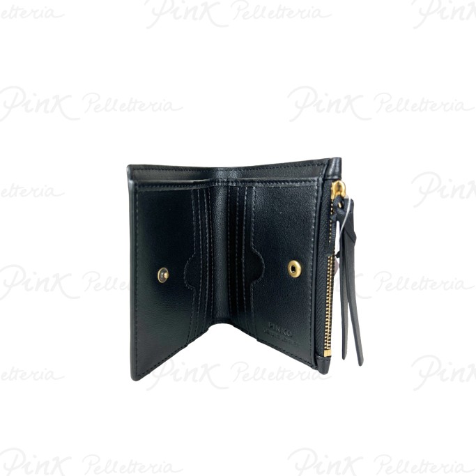 PINKO Wallet Mini Vitello Morbido Black 101539 A0QO Z99Q