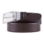 PIQUADRO Cintura Reverse 35 mm in Pelle CU4209MO/NM Nero Marrone