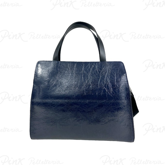 REBELLE Pam Handbag M Naplak 1WR19 LE0076 Dark Blue