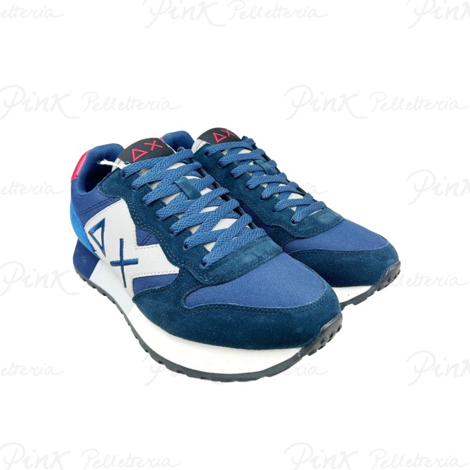 SUN68 Sneaker Uomo Jaki Basic BZ43113 07 Navy Blue