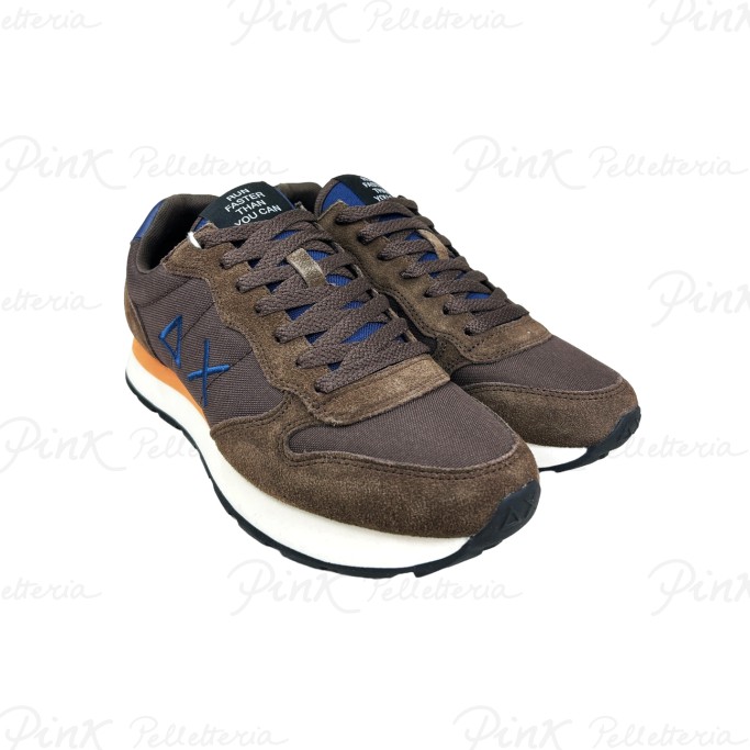 SUN68-Sneaker-Uomo-Tom-Solid-Nylon-BZ43101-08-Marrone