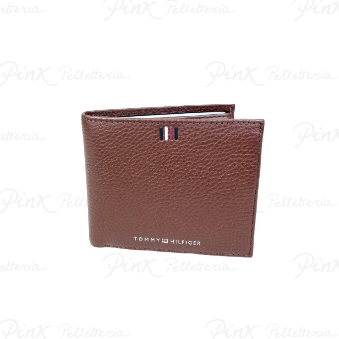 TOMMY HILFIGER Th Central Cc Flap and Coin Dark Chestnut AM0AM11856 GT8