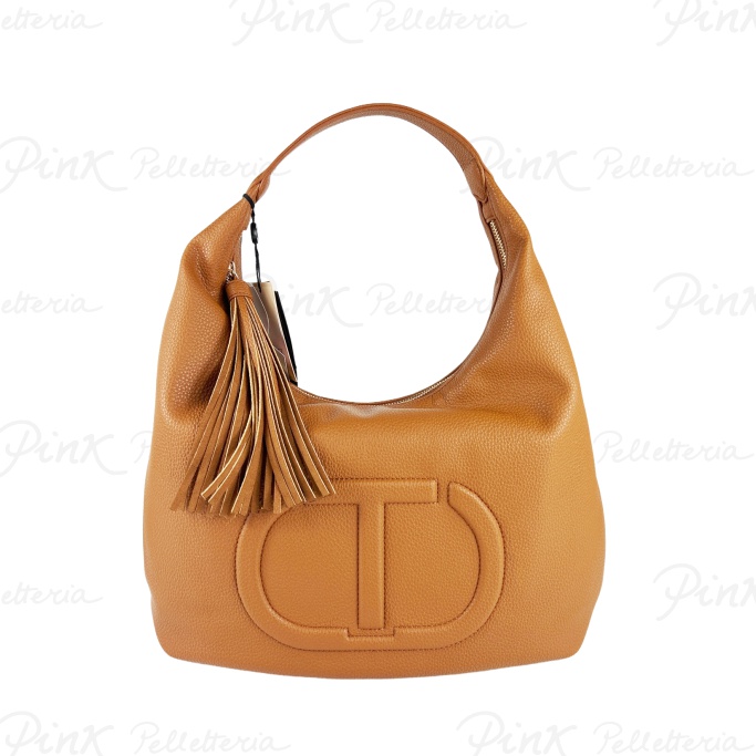TWINSET hobo 231TD8150 cuoio