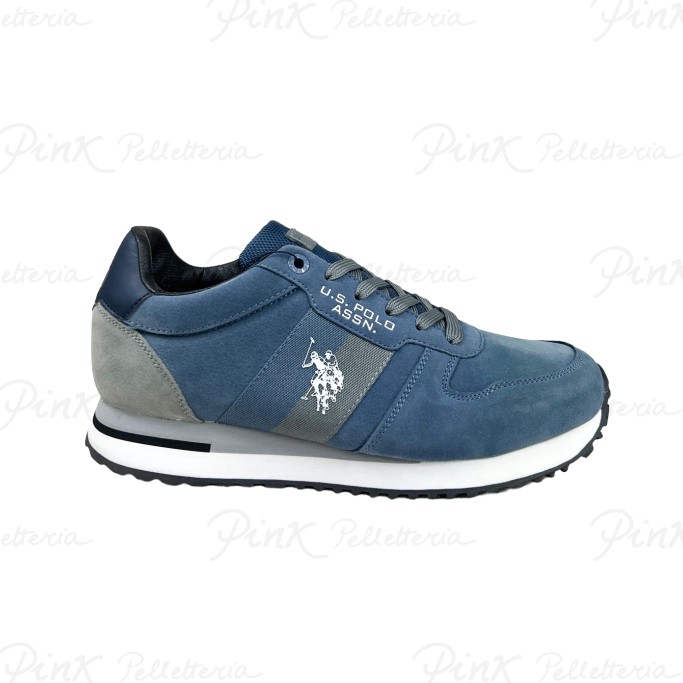 U.S. POLO ASSN Sneaker Man Blue Grey XIRIO004MCUT1