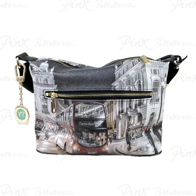 YNOT Yesbag Hobo Easy Small London by Night YES592F4