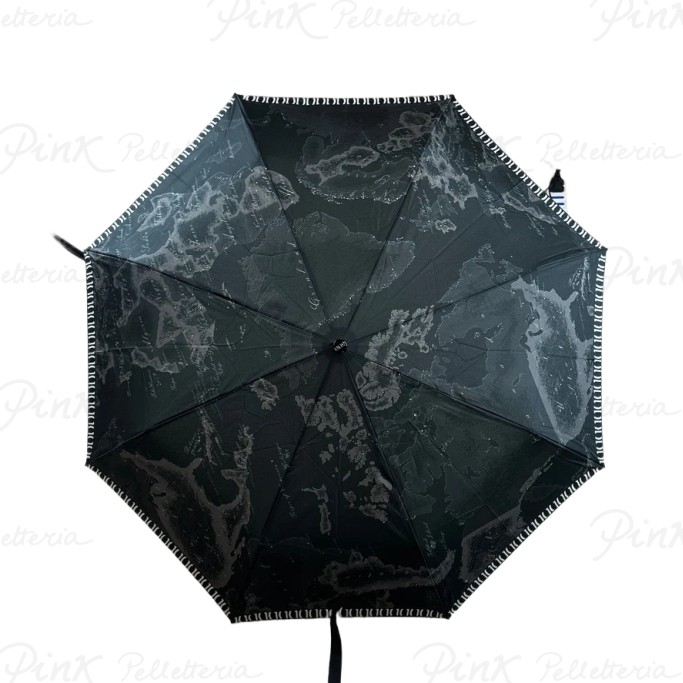 ALVIERO MARTINI PRIMA CLASSE Ombrello Mini auto Open Close 1000 Nero