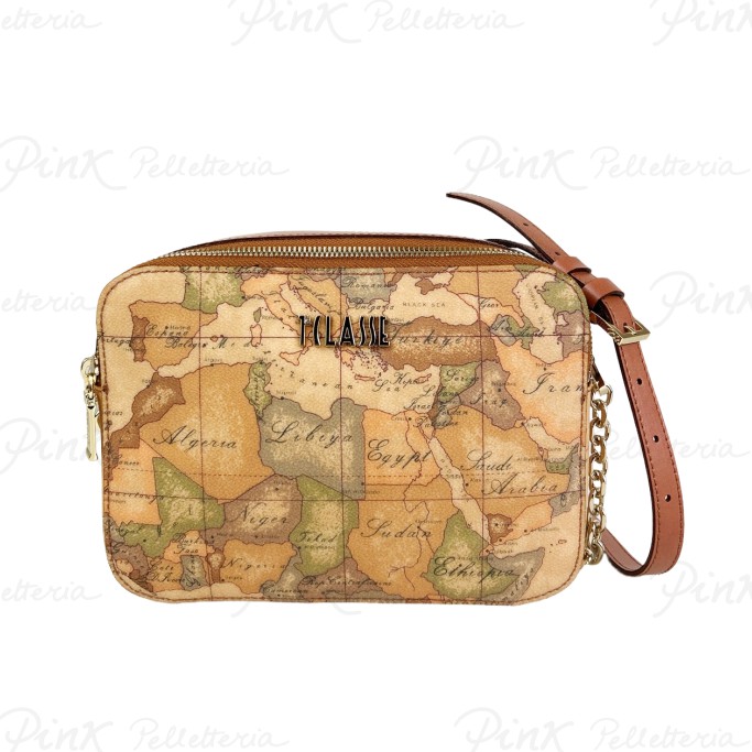 ALVIERO MARTINI PRIMA CLASSE Tracollina Doppia Zip E047 6000 0010 Naturale