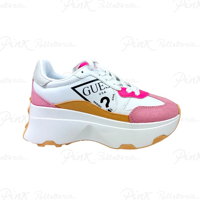 GUESS Calebb7 Sneaker White Pink FLPCB7ELE12 WHIPI