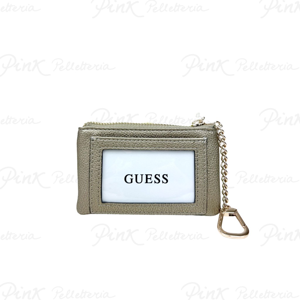 GUESS Meridian Slg Zip Pouch Pewter SWBG8778340 PEW