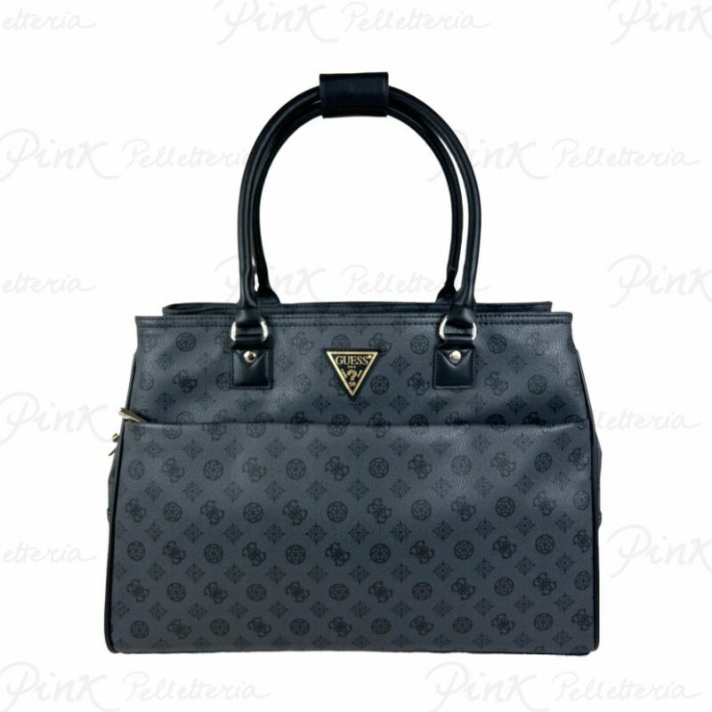 GUESS Wilder Shopper Tote Charcoal TWP74529190 CHC