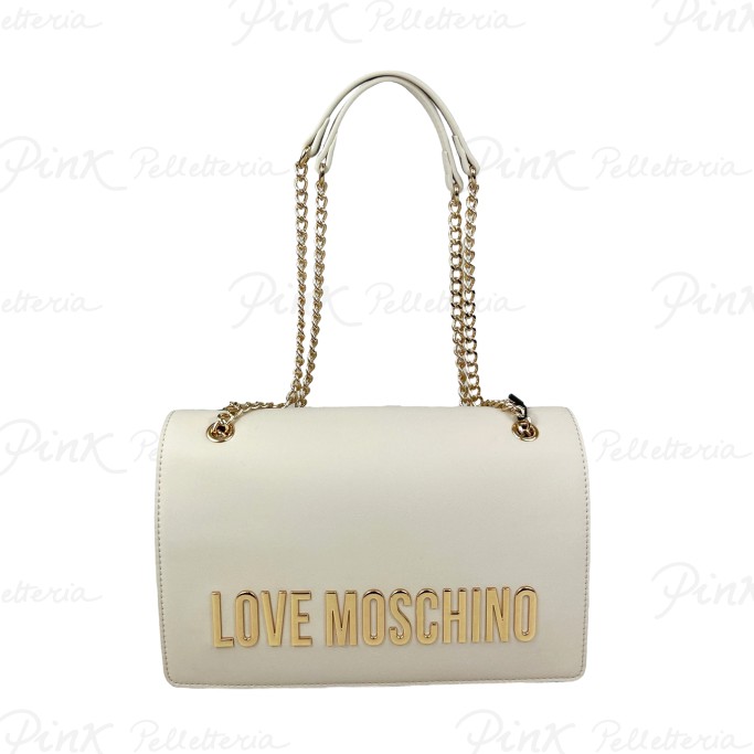 LOVE MOSCHINO Sottospalla Logo Gold Avorio JC4192PP1I KD0 110