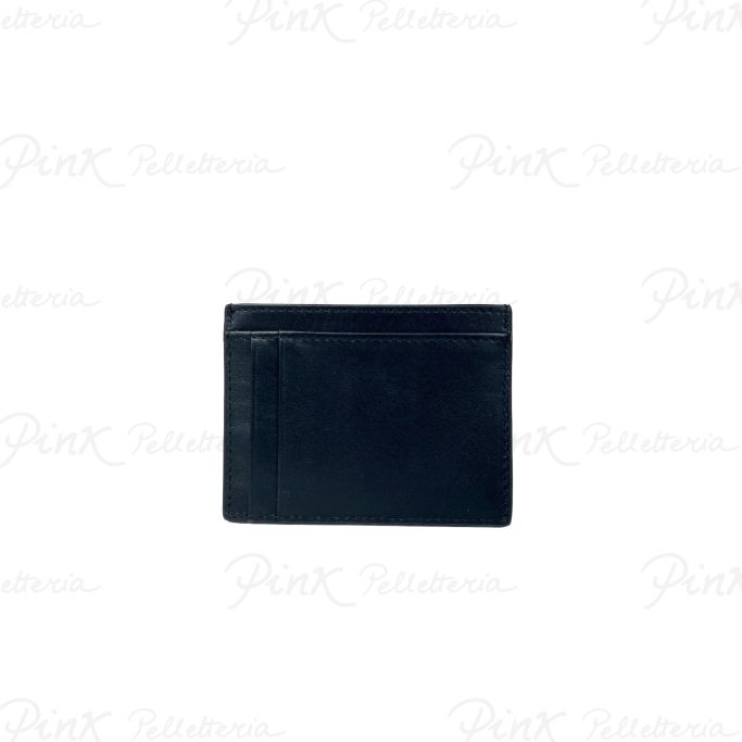 ARMANI EXCHANGE Man Plain Leather Portacarte Nero 958053 CC845 00020